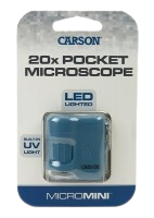 Carson MM-280 "MicroMini" Mini Mikroskop mit Schlüsselanhänger